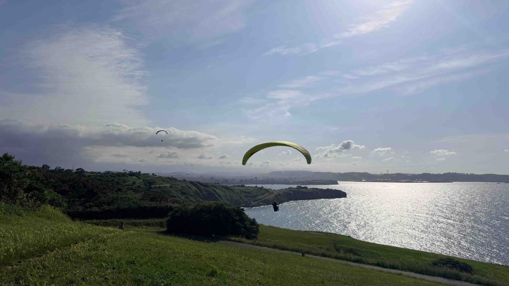 Turismo accesible Gijón: Día 2 24 turismo accesible gijon parapente